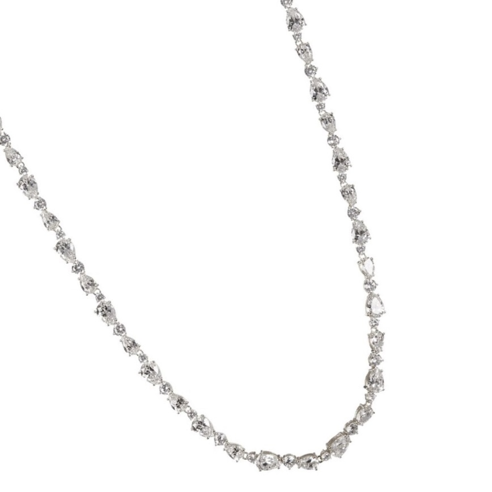 ☁️🆕 Nadri ☾Dazzling Pear + Round CZ Necklace ☾ - Picture 7 of 8